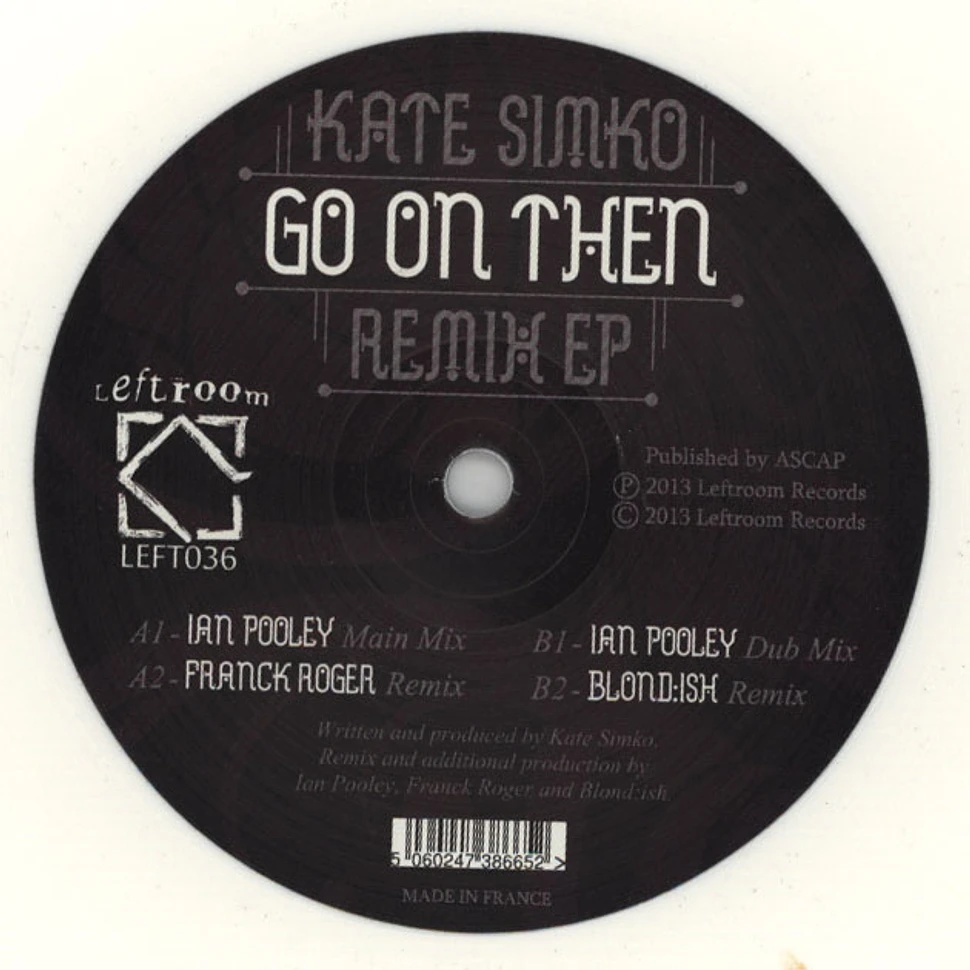 Kate Simko feat. Jem Cooke - Go On Then (Remixes)
