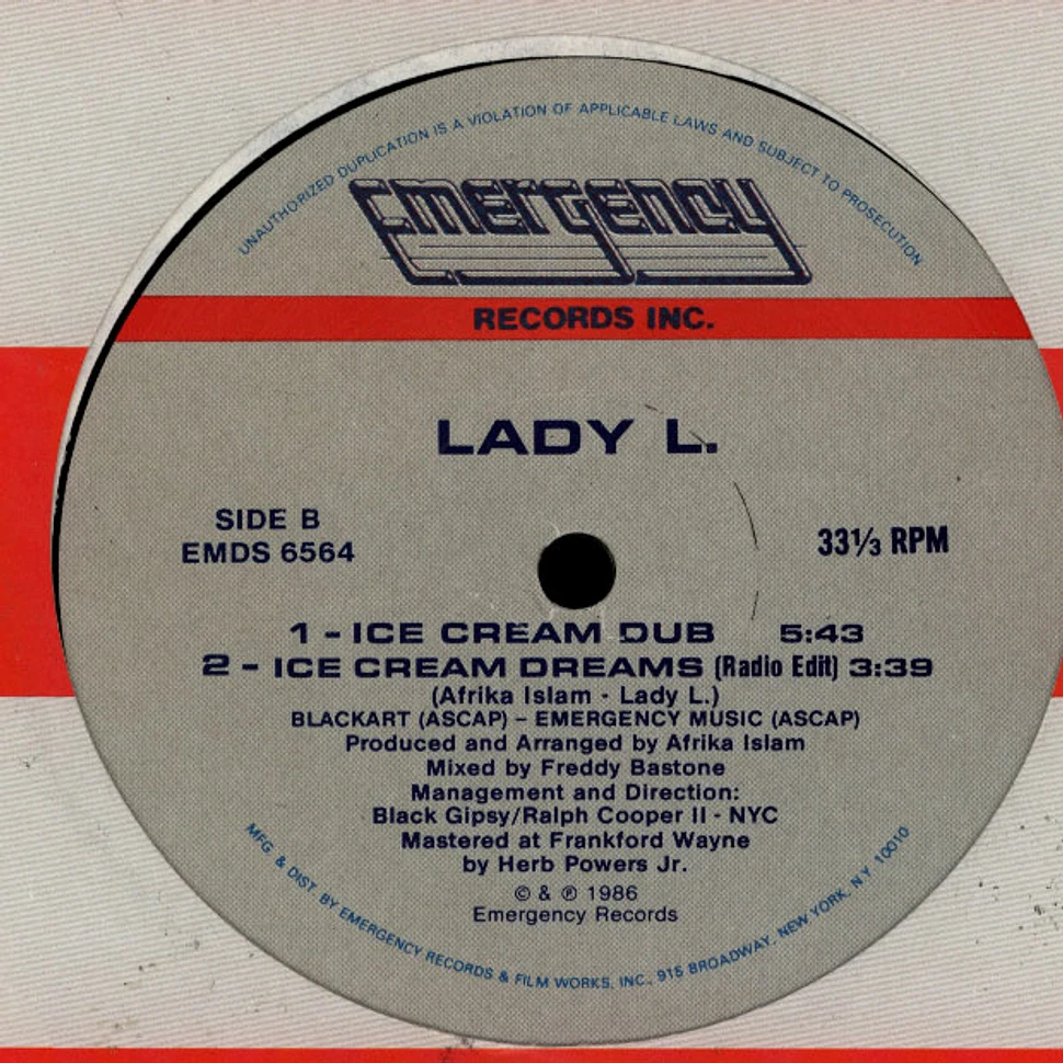 Lady L. - Ice Cream Dreams