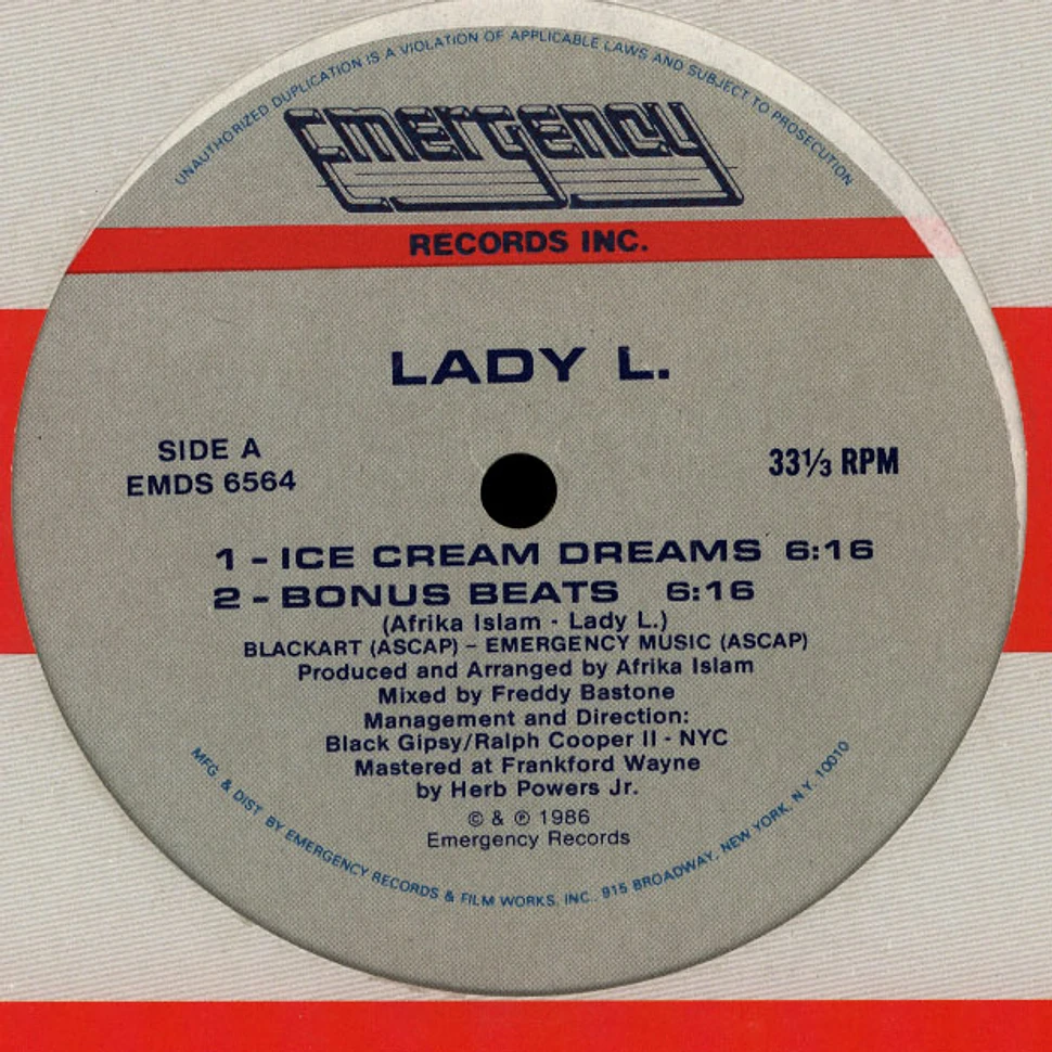 Lady L. - Ice Cream Dreams