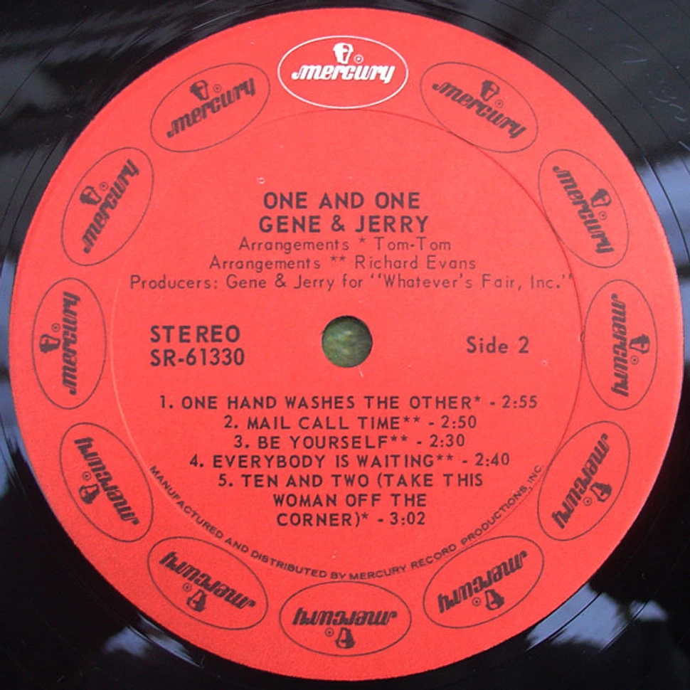Gene Chandler & Jerry Butler - Gene & Jerry - One & One