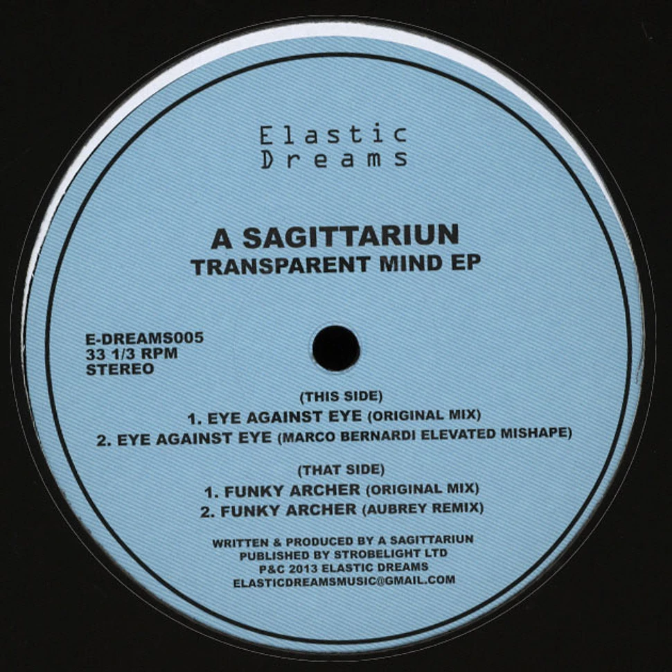 A Sagittariun - Transparent Mind EP