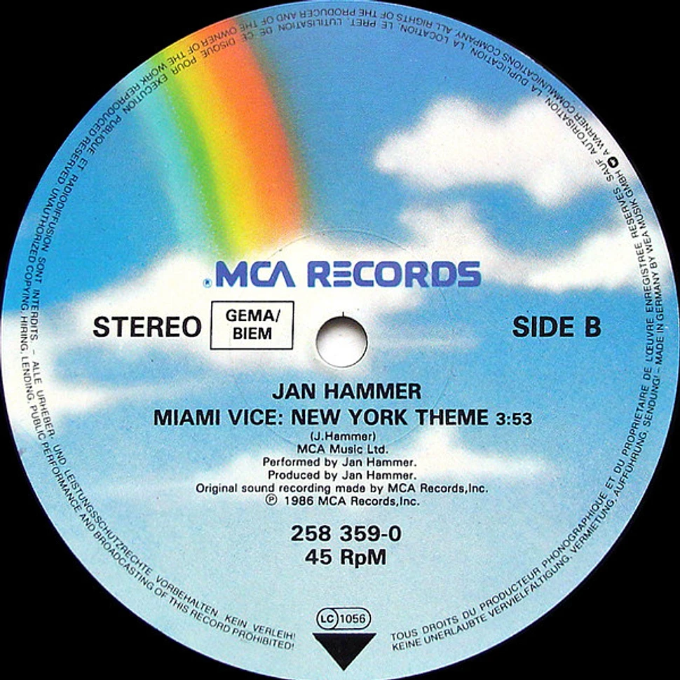 Jan Hammer - Crockett's Theme (Extended 12" Mix)