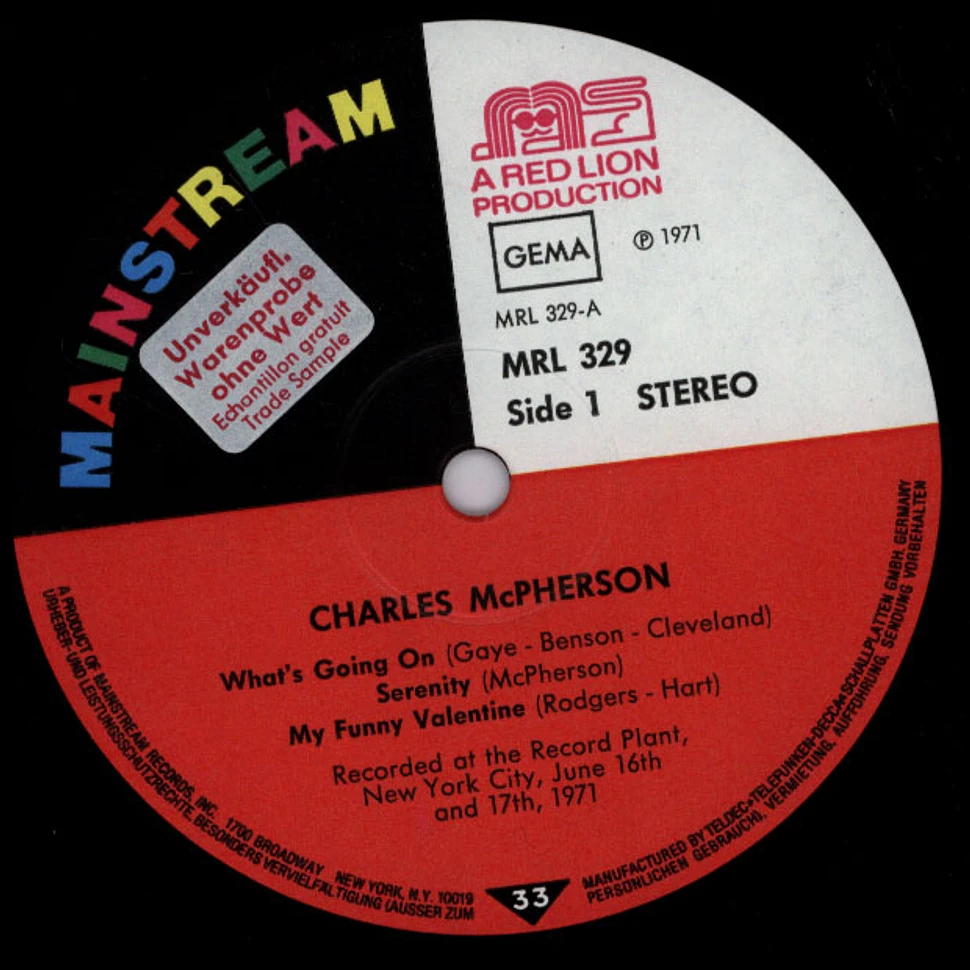 Charles McPherson - Charles McPherson