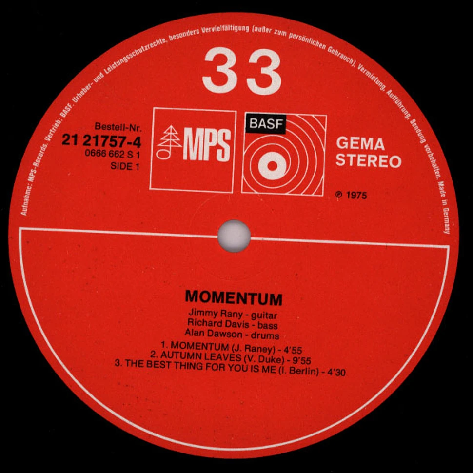 Jimmy Raney / Richard Davis / Alan Dawson - Momentum