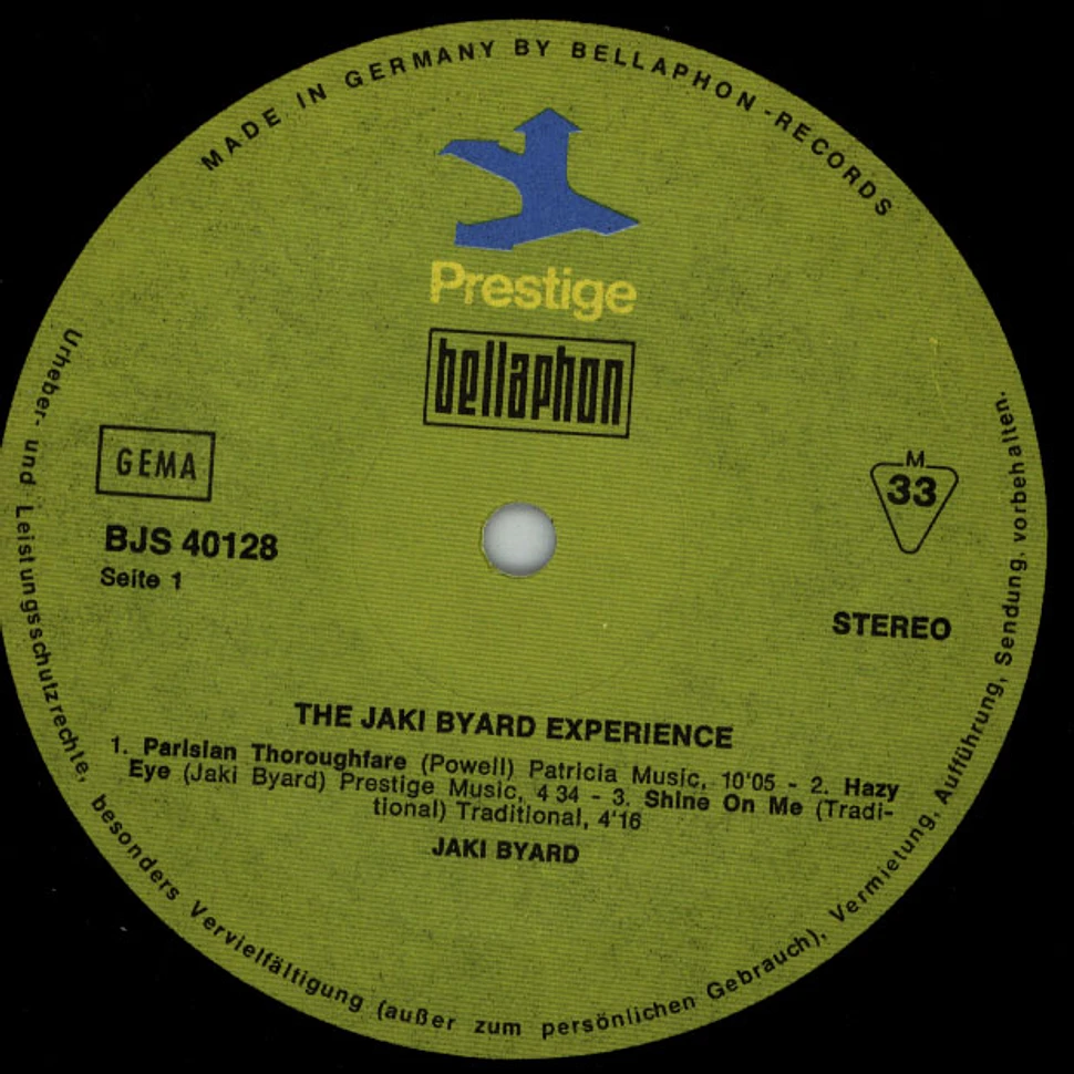 Jaki Byard - The Jaki Byard Experience