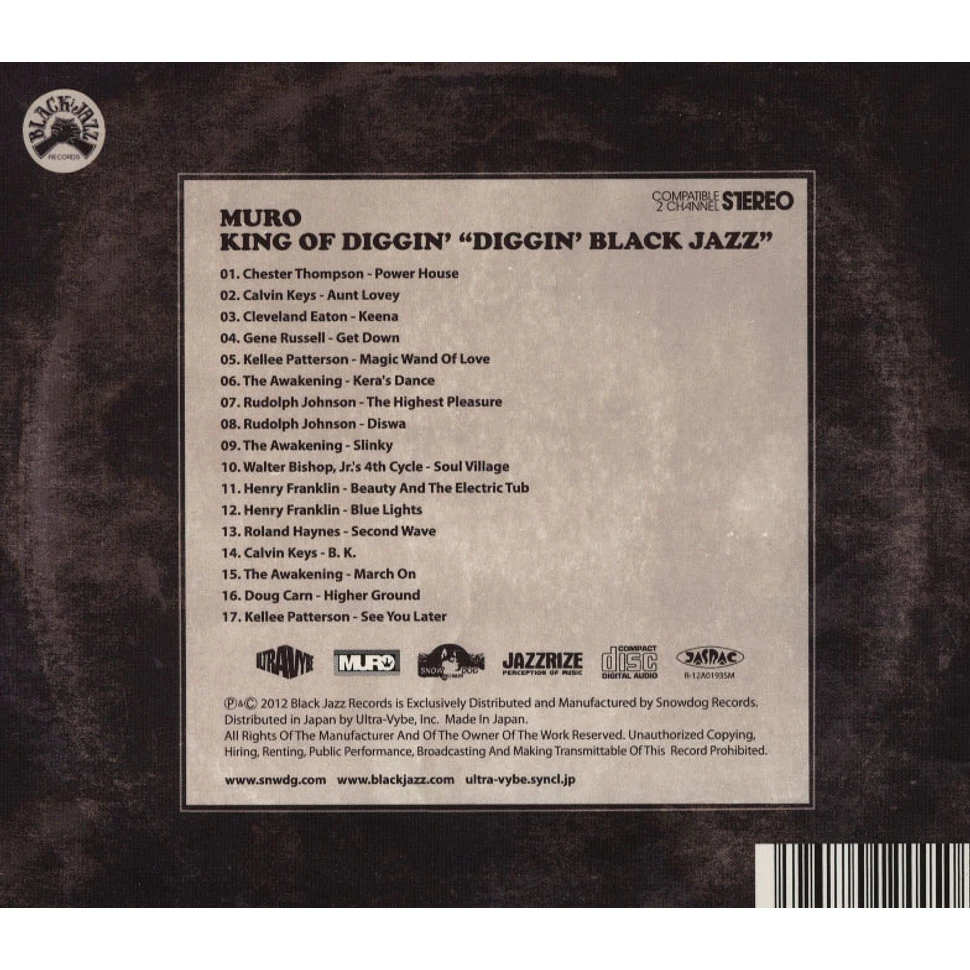 DJ Muro - King Of Diggin': Diggin' Black Jazz