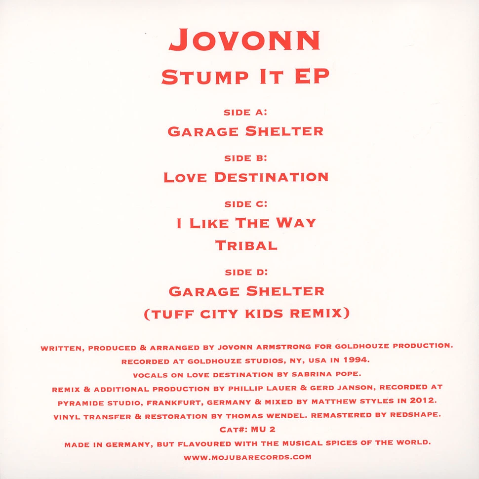 Jovonn - Stump It Tuff City Kids Remix