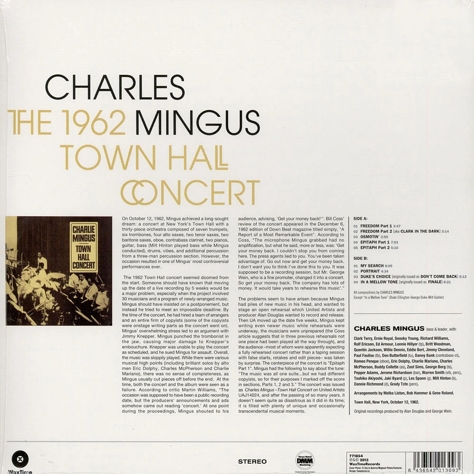 Charles Mingus - 1962 Town Hall Concert
