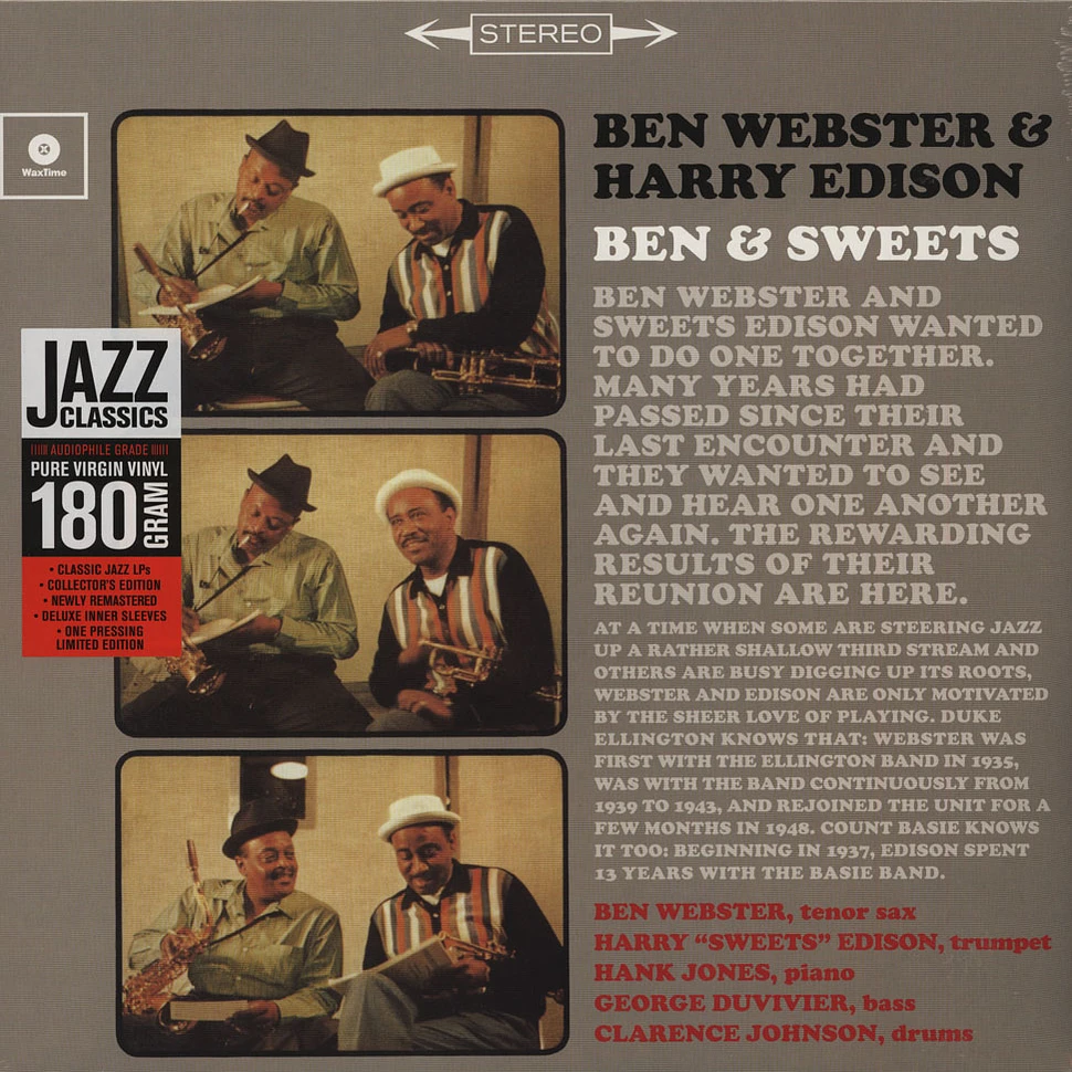 Ben Webster & Harry Sweets Edison - Ben & Sweet