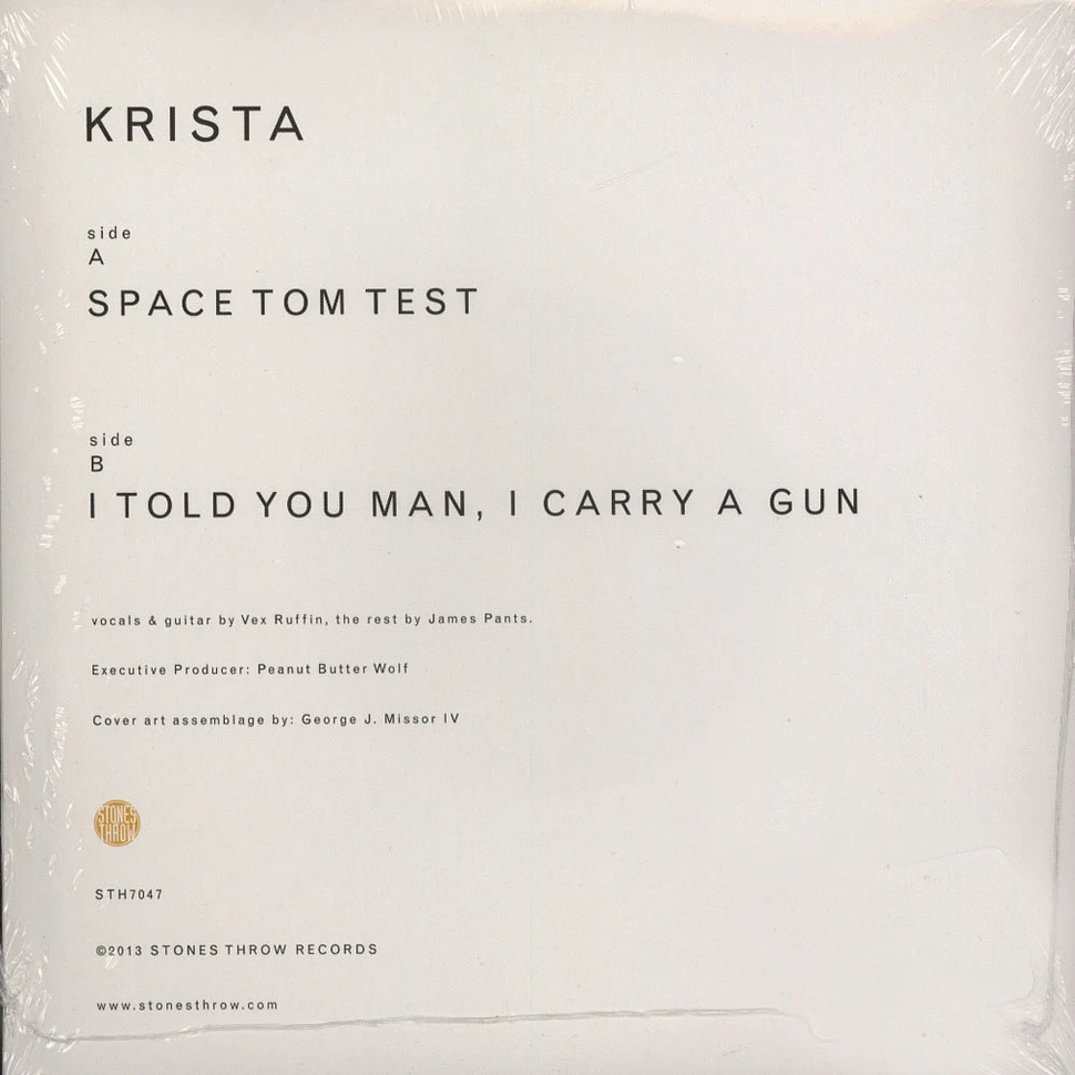 Krista (James Pants & Vex Ruffin) - Space Tom Test