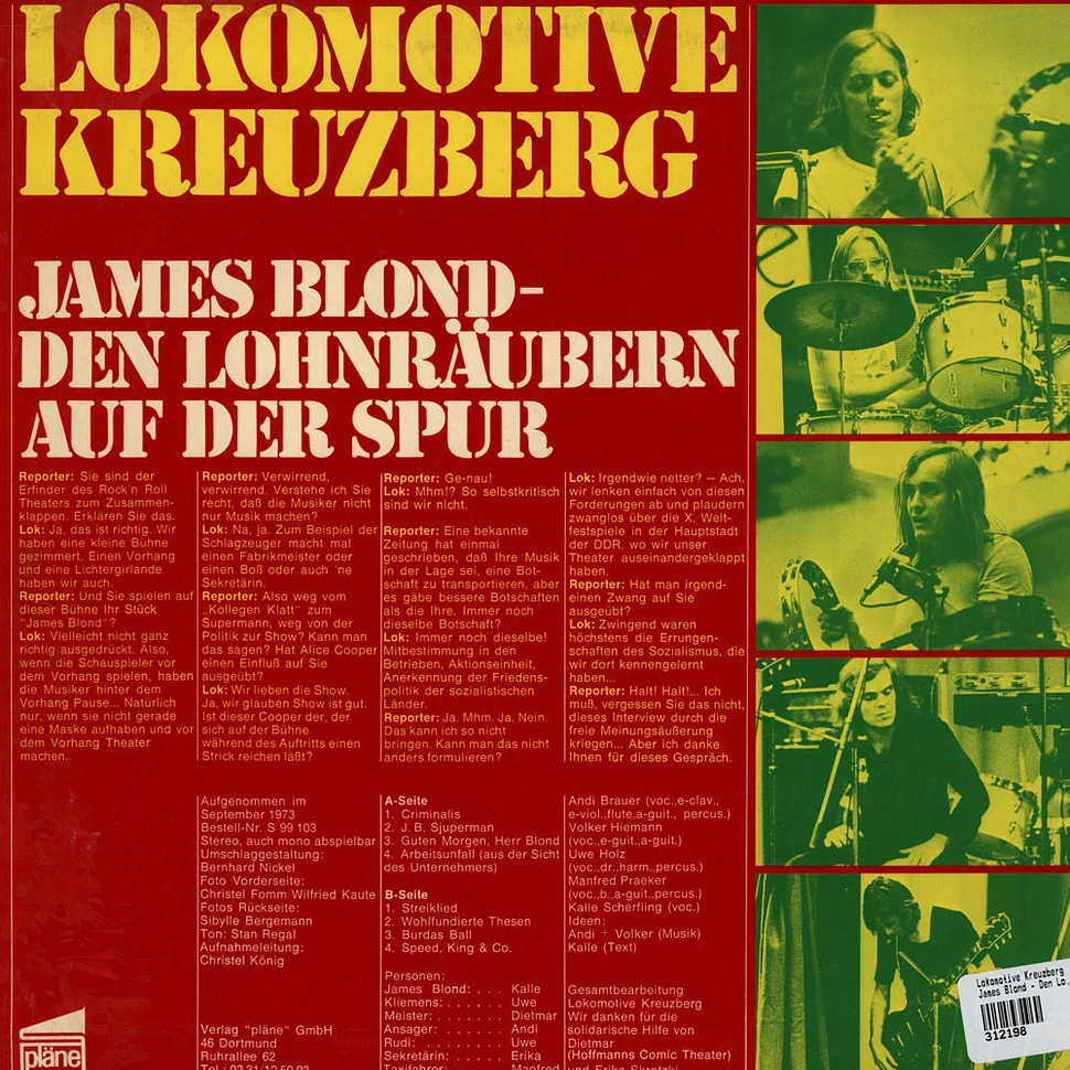 Lokomotive Kreuzberg - James Blond - Den Lohnräubern Auf Der Spur
