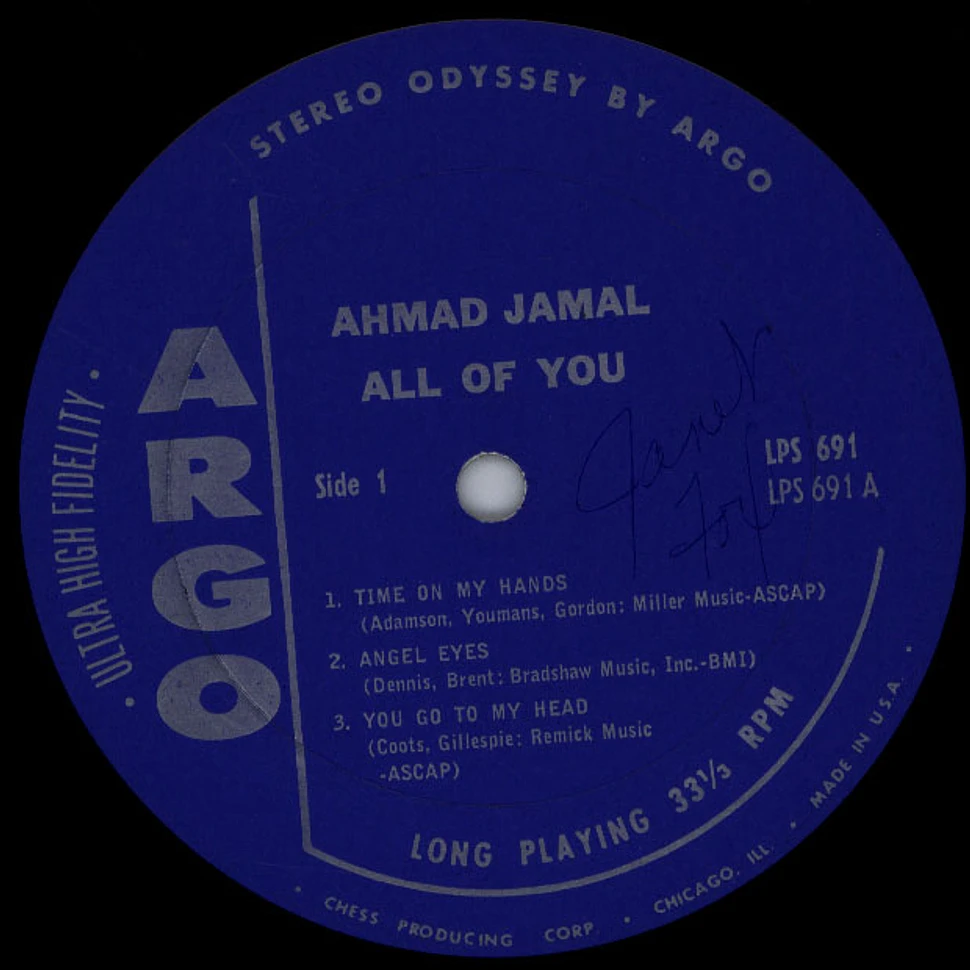 Ahmad Jamal - All Of You