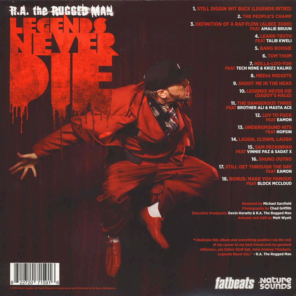 R.A. The Rugged Man - Legends Never Die