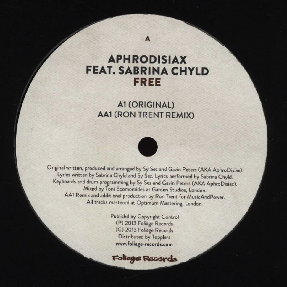 Aphrodisiax - Free Feat. Sabrina Chyld