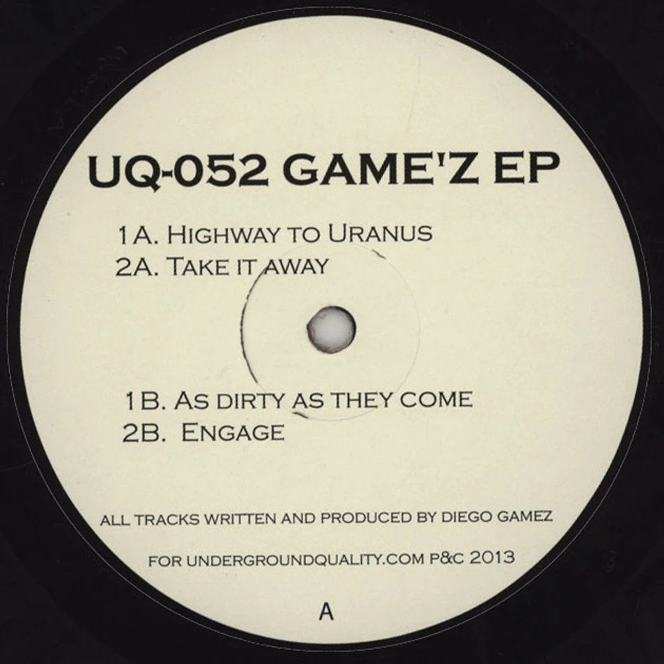 Diego Gamez - Game'z EP