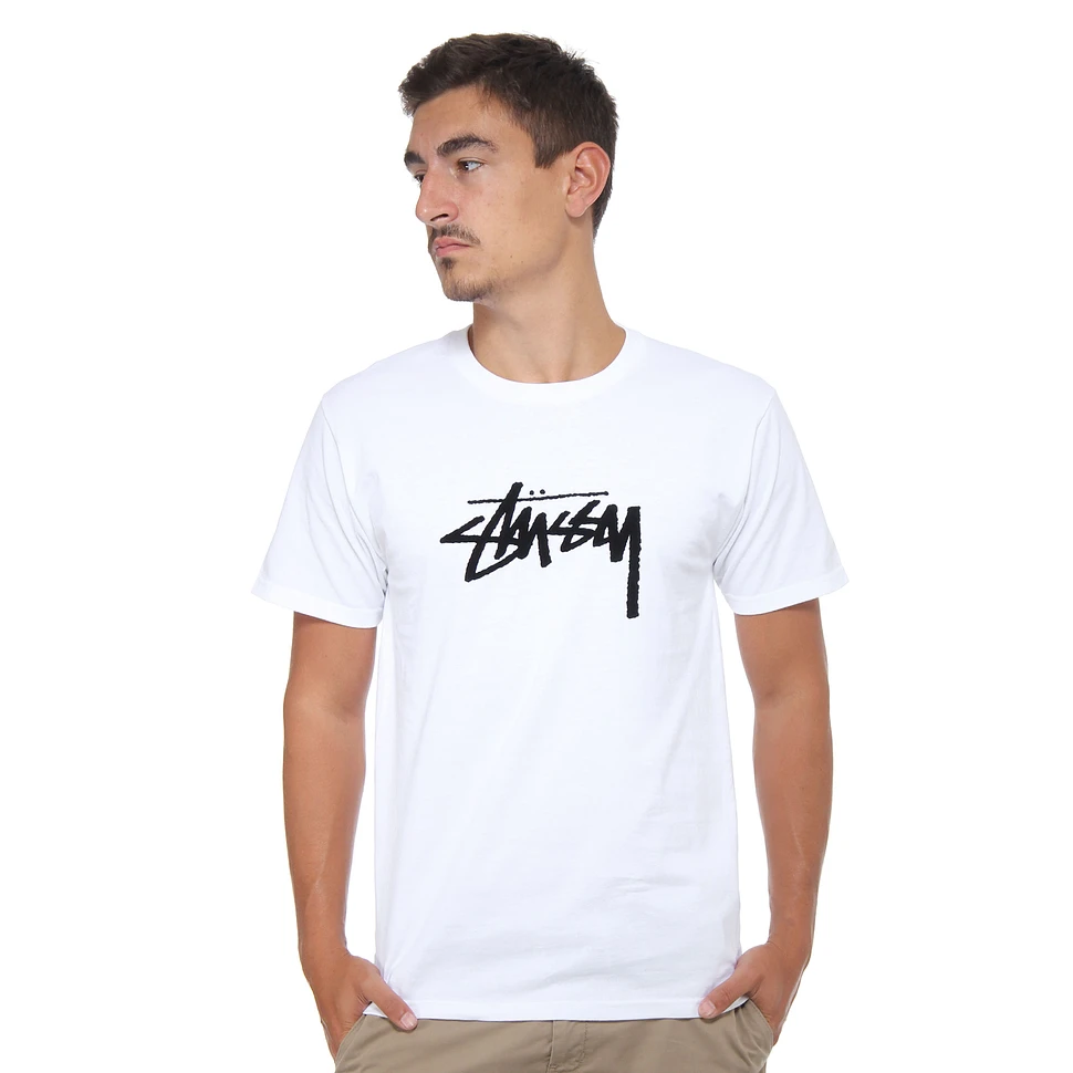 Stüssy - Flock Stock T-Shirt