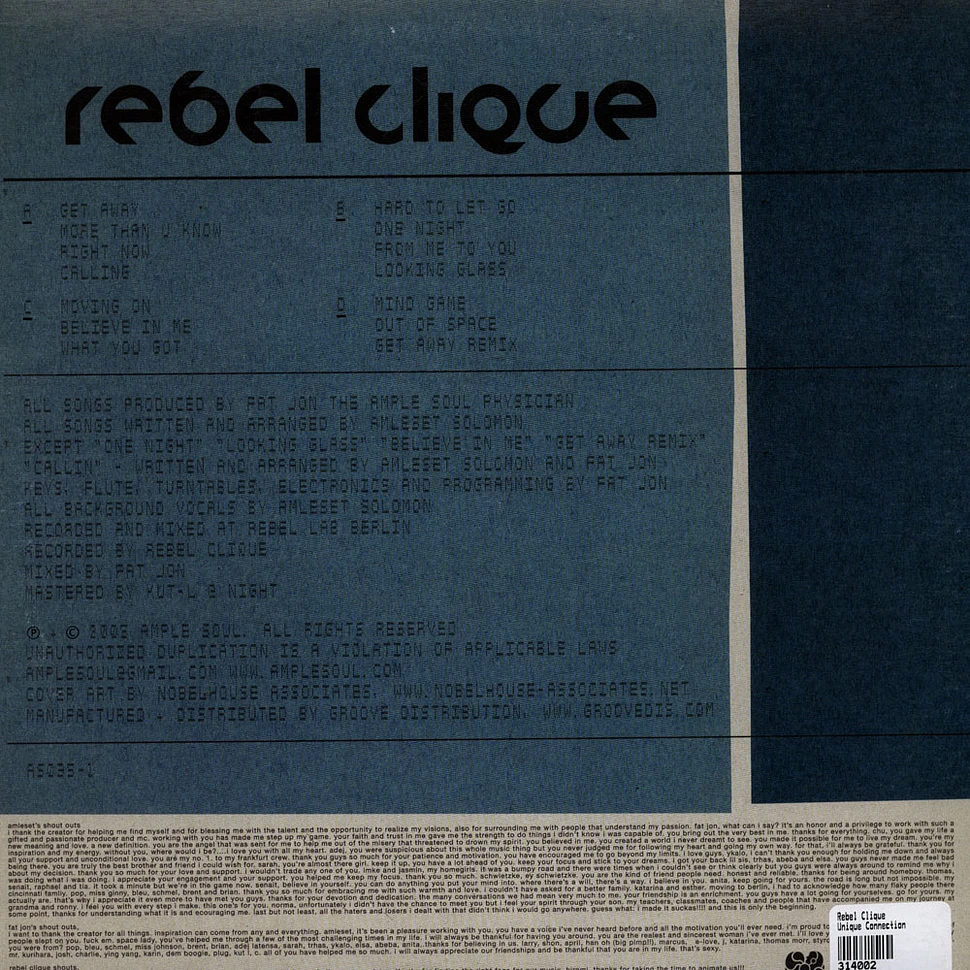 Rebel Clique - Unique Connection