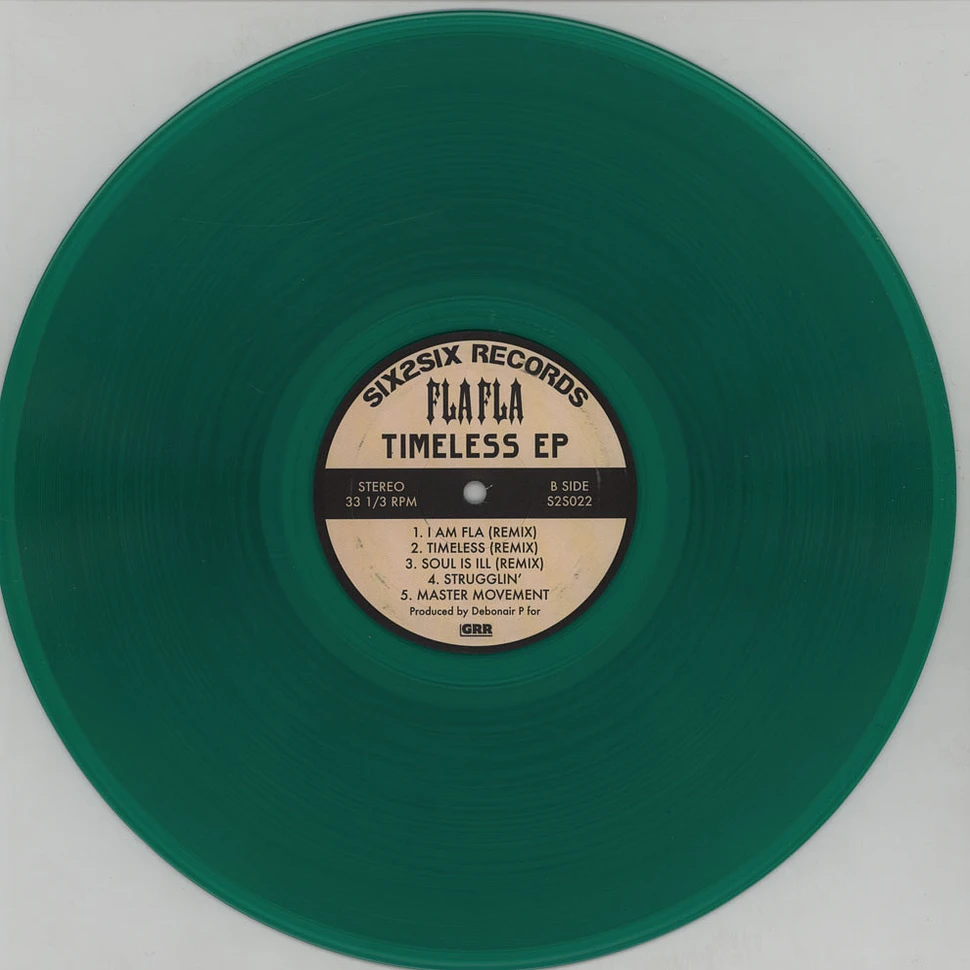 Fla Fla (Sparrow) & Debonair P - Timeless EP Green Vinyl Edition
