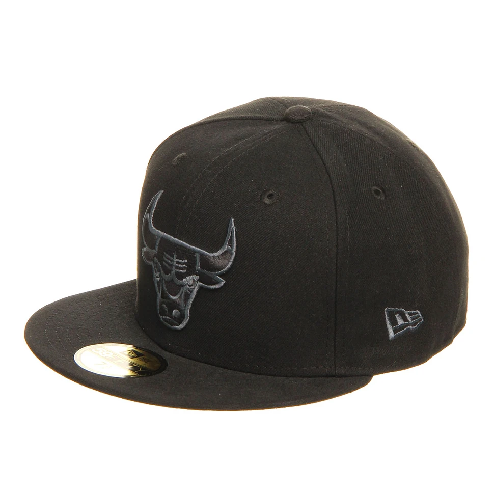 New Era - Chicago Bulls NBA Black Grey Basic 59Fifty Cap