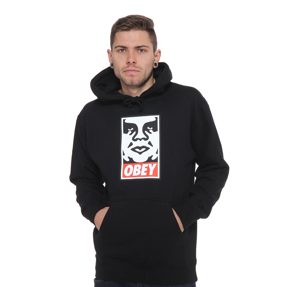 Obey - Obey Icon Face Hoodie