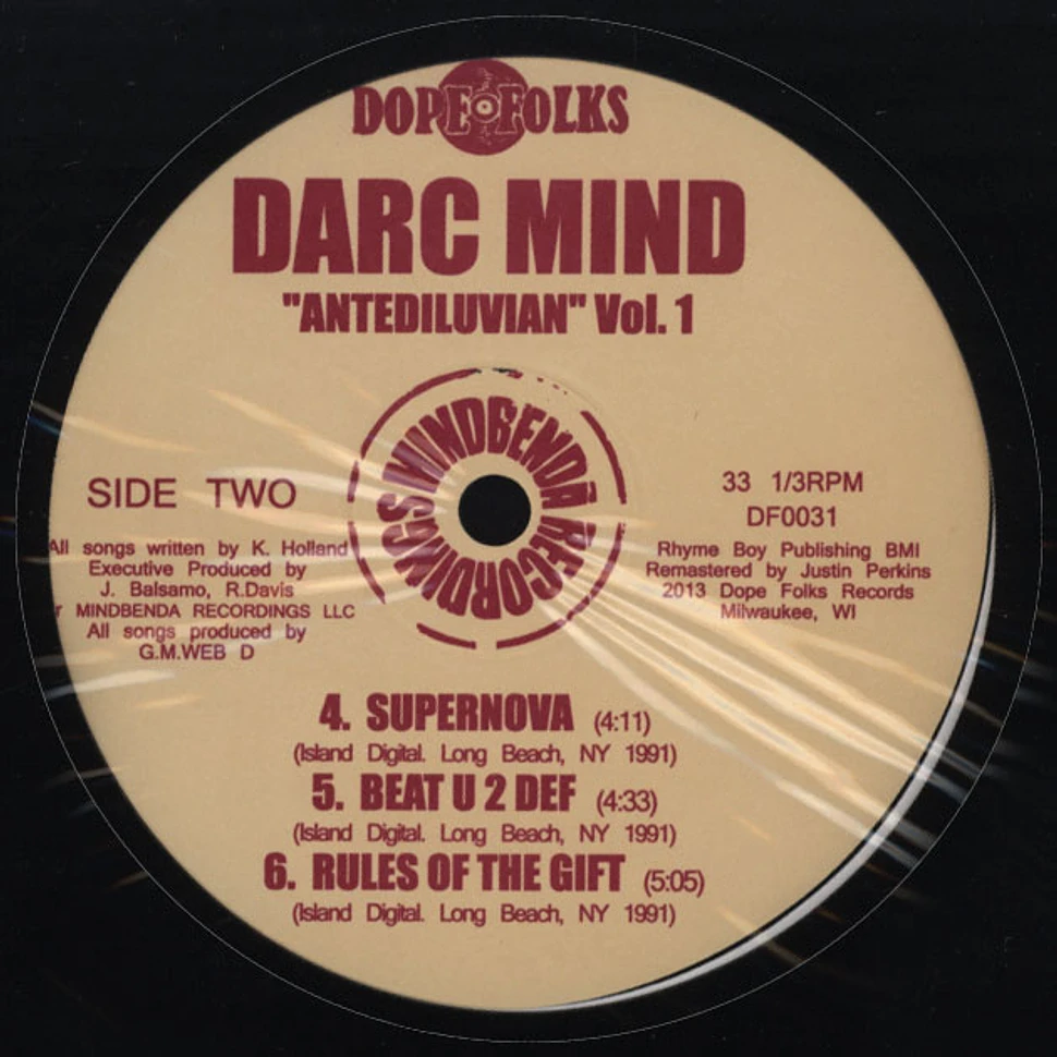 Darc Mind - Antediluvian Volume 1
