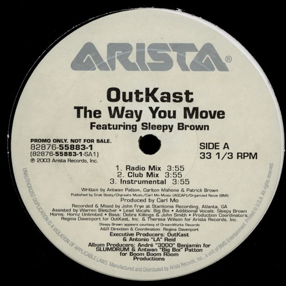 OutKast - The Way You Move / Hey Ya!