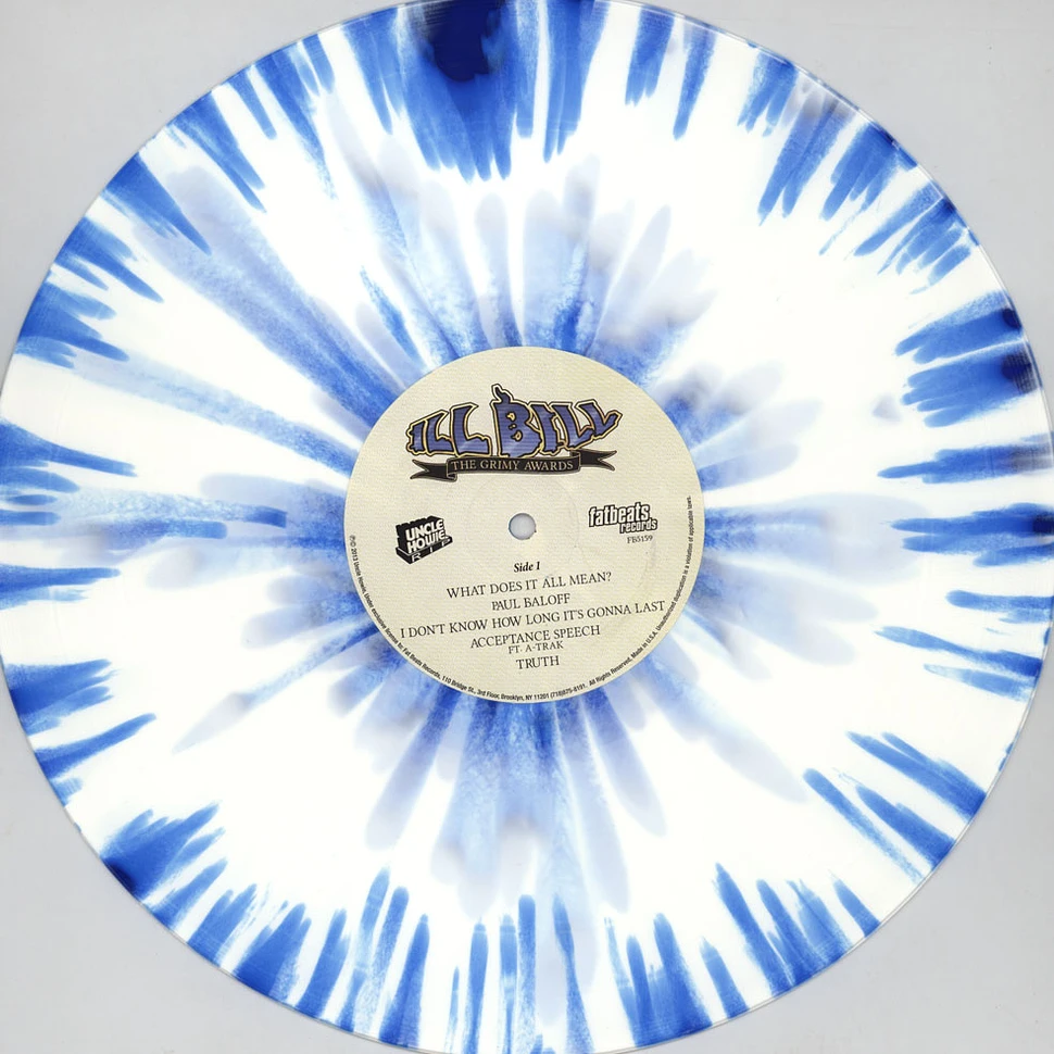 Ill Bill - The Grimy Awards Blue Splatter Vinyl