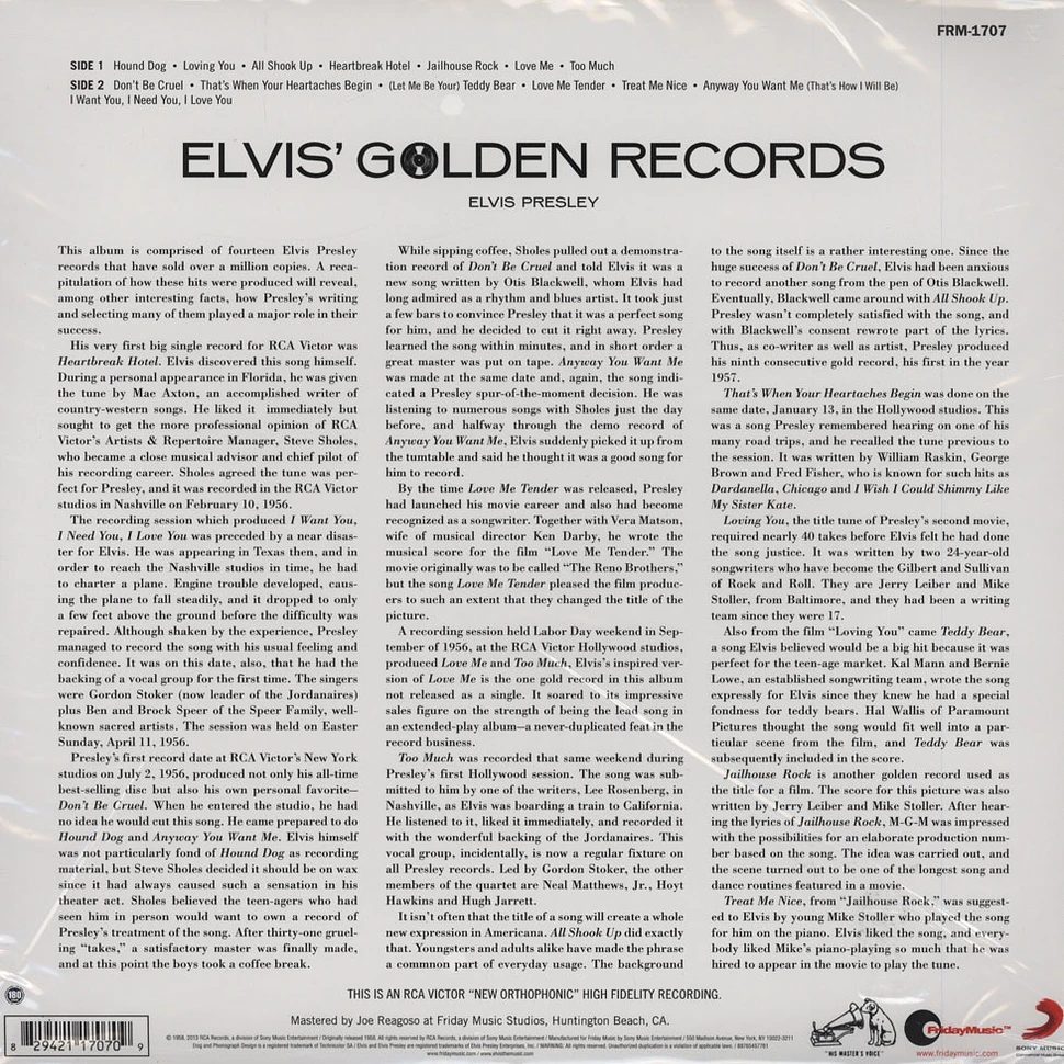 Elvis Presley - Elvis Golden Records