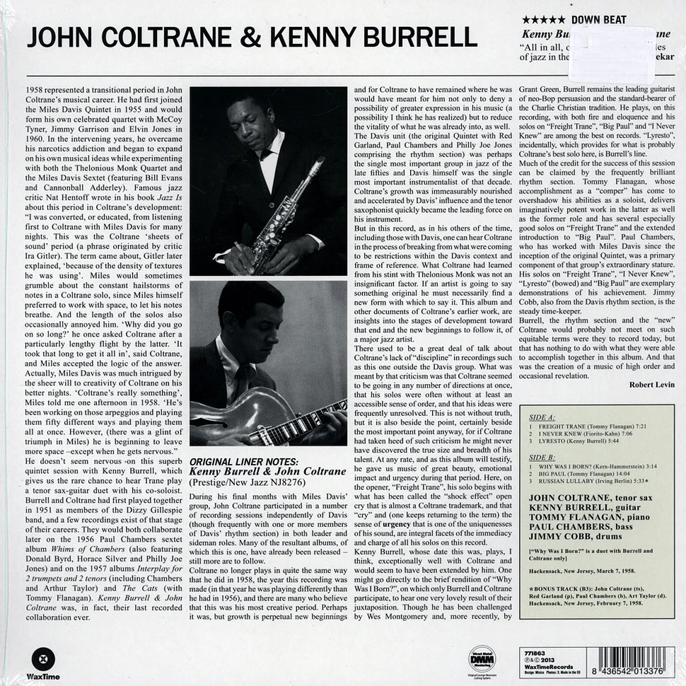 John Coltrane - John Coltrane & Kenny Burrell