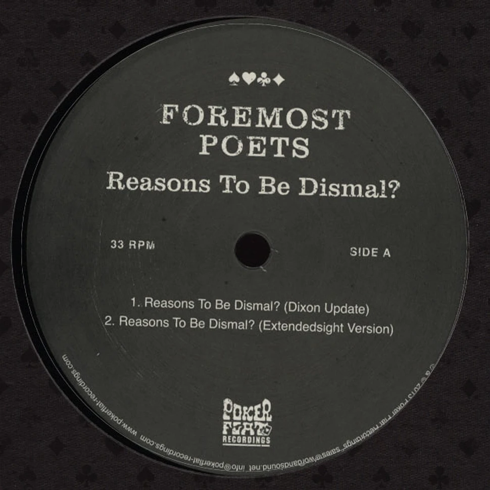 Foremost Poets - Reasons To Be Dismal