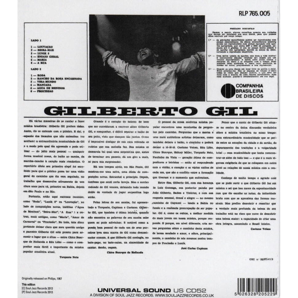 Gilberto Gil - Louvaçao