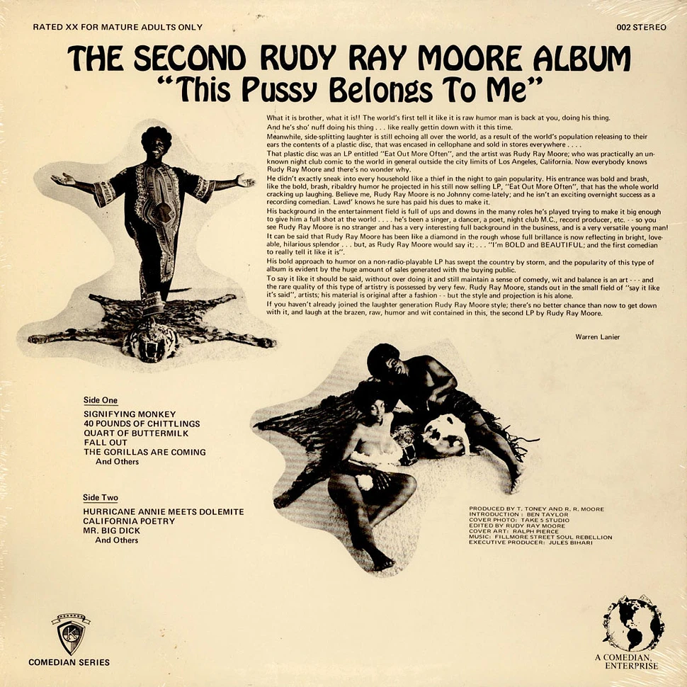 Rudy Ray Moore - The Second Rudy Ray Moore Album - "This Pussy Belongs To Me"
