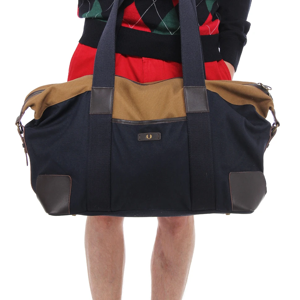 Fred Perry - Wax Canvas Holdall Bag