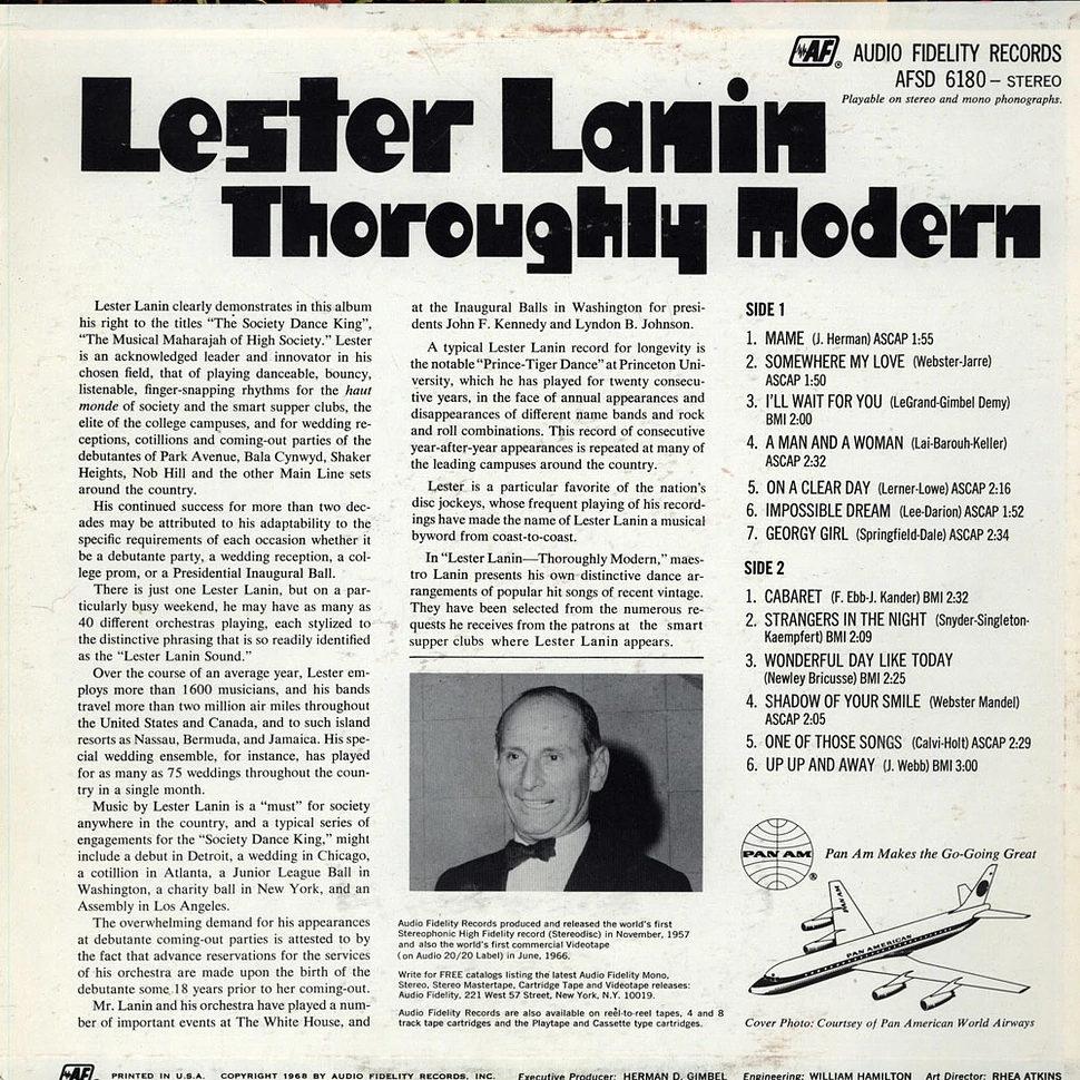 Lester Lanin - Thoroughly Modern