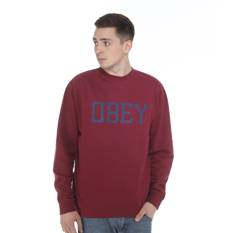 Obey - Varsity Obey Crewneck Sweater