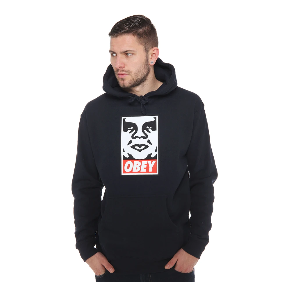 Obey - Obey Icon Face Hoodie
