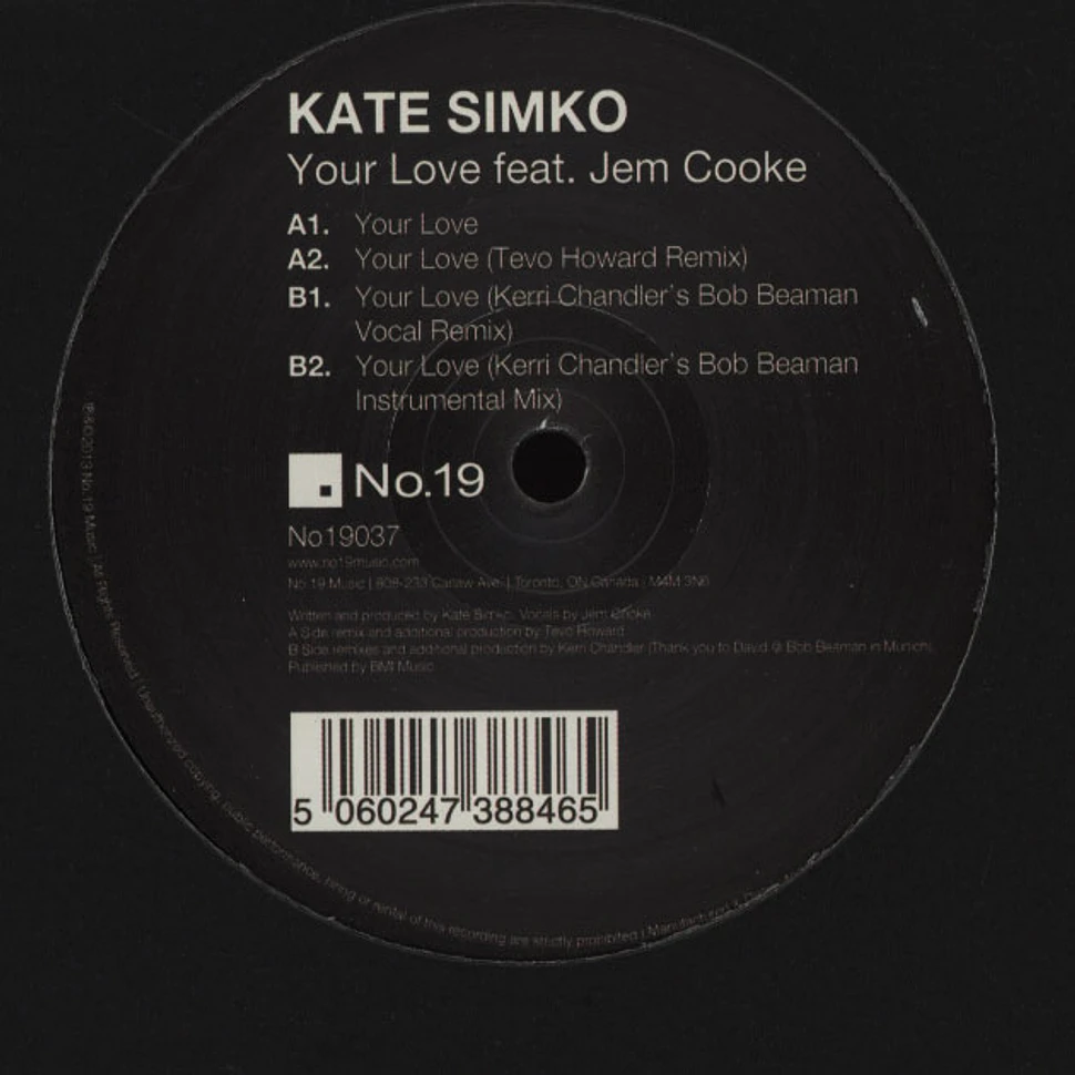 Kate Simko feat. Jem Cooke - Your Love