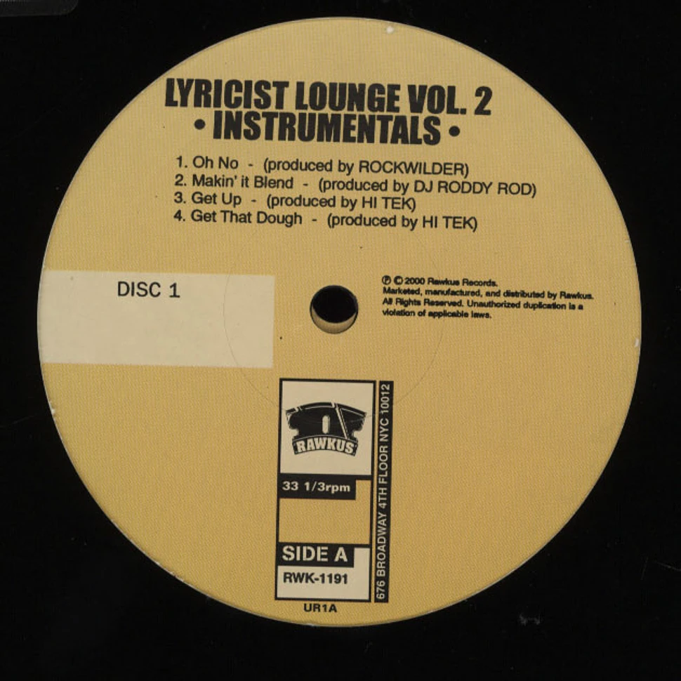 V.A. - Lyricist Lounge 2 Instrumentals