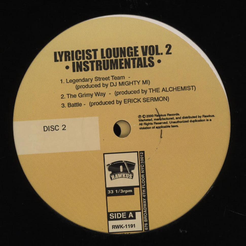 V.A. - Lyricist Lounge 2 Instrumentals