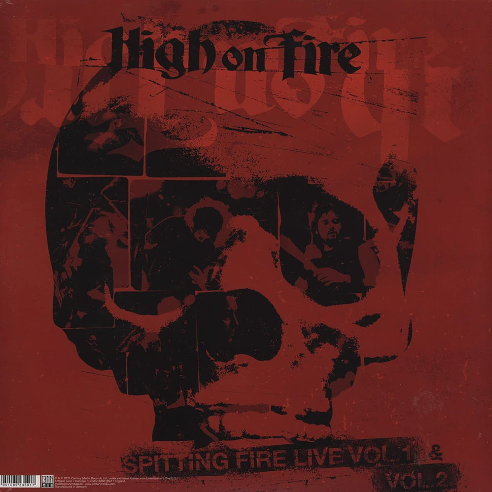 High On Fire - Spitting Fire Live Volume 1 & 2