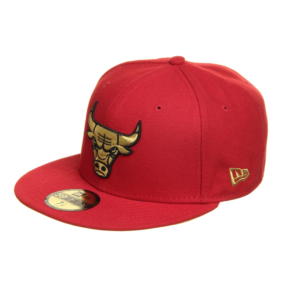 New Era - Chicago Bulls NBA Team Gold 59Fifty Cap