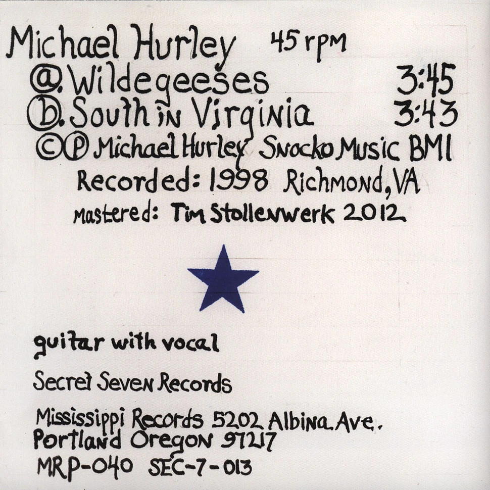 Michael Hurley - Wildgeeses