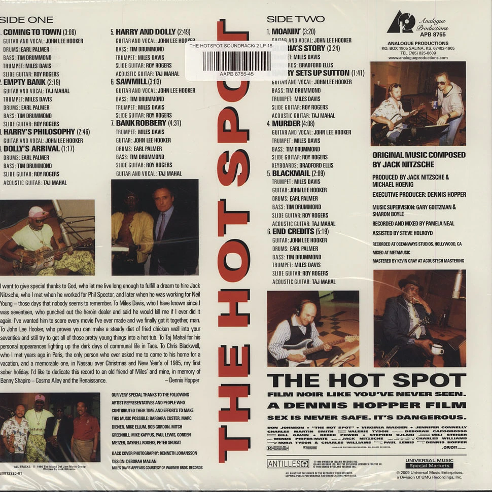 Jack Nitzsche - OST The Hot Spot