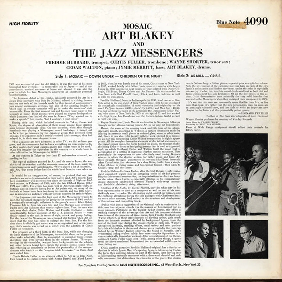 Art Blakey & The Jazz Messengers - Mosaic