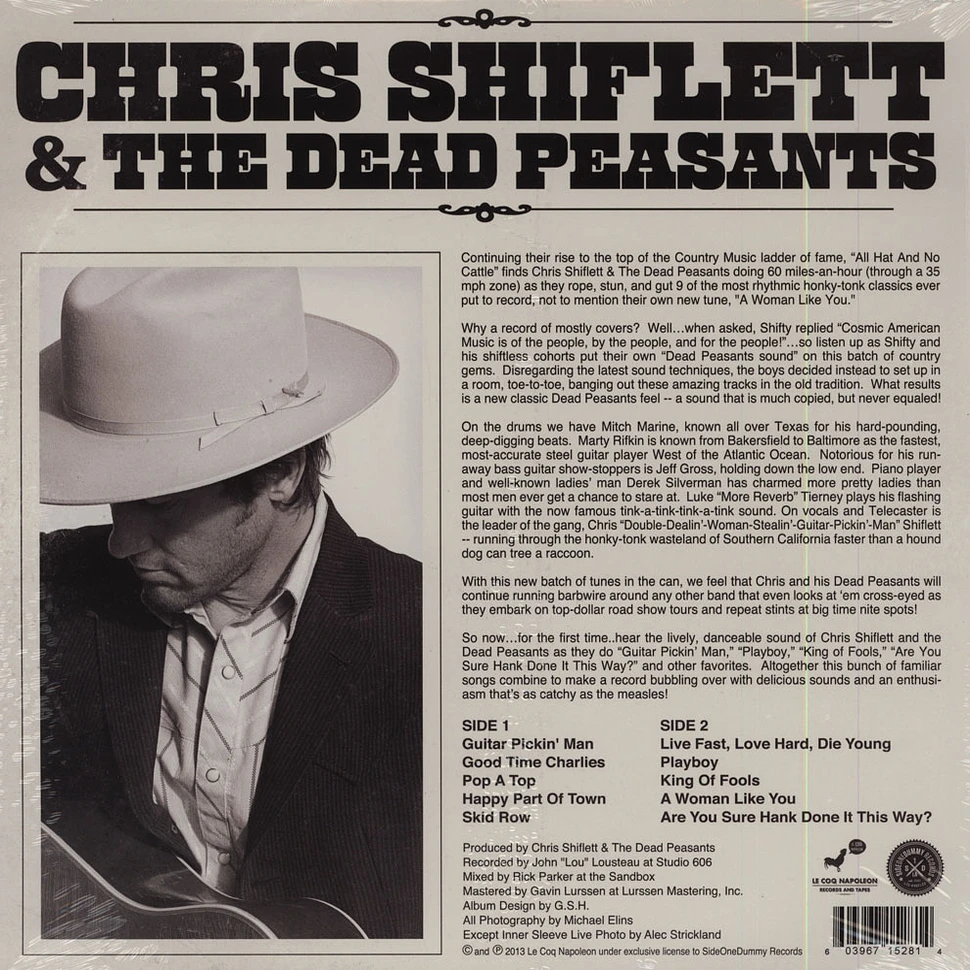Chris Shiflett & Dead Peasants - All Hat & No Cattle