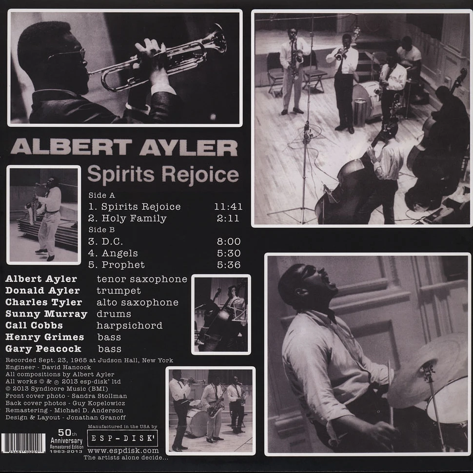 Albert Ayler - Spirits Rejoice