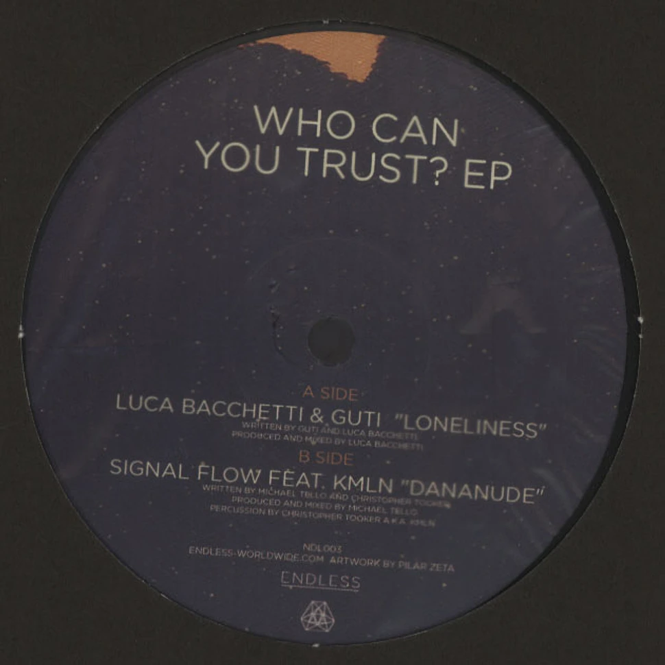 Luca Bacchetti & Guti / Signal Flow - Who Can You Trust? EP