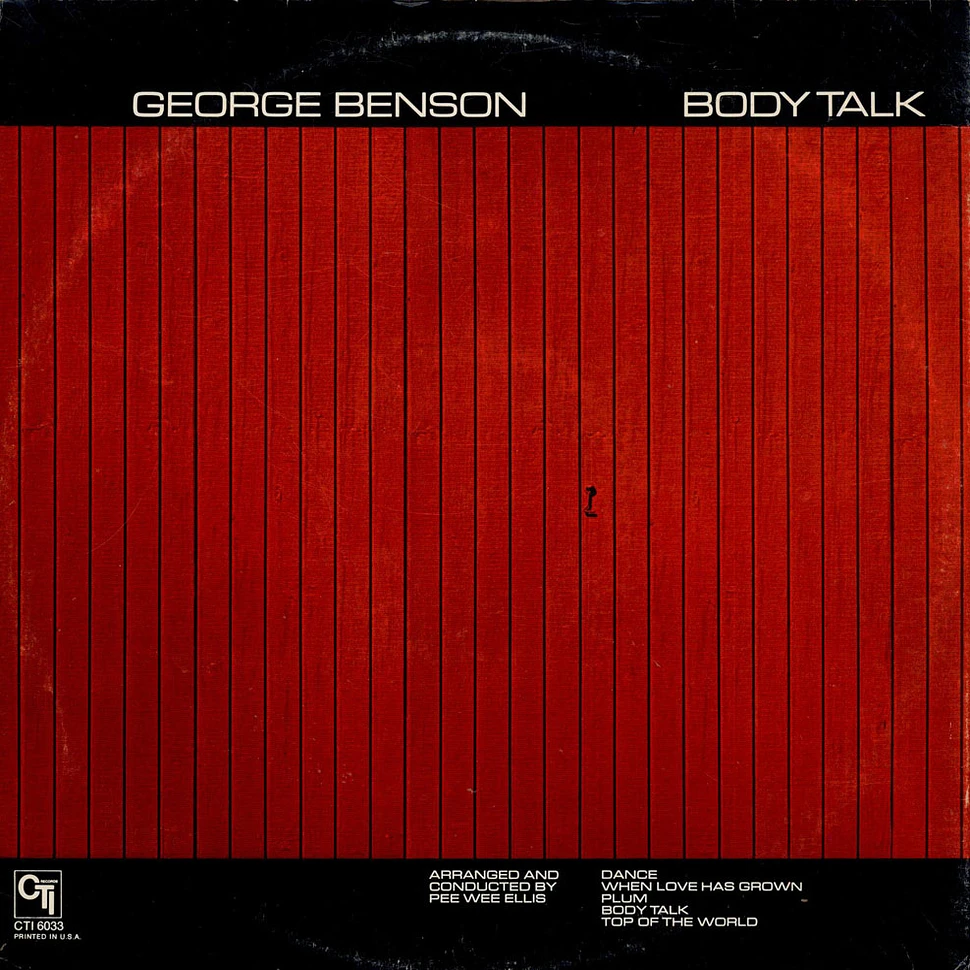 George Benson - Body Talk