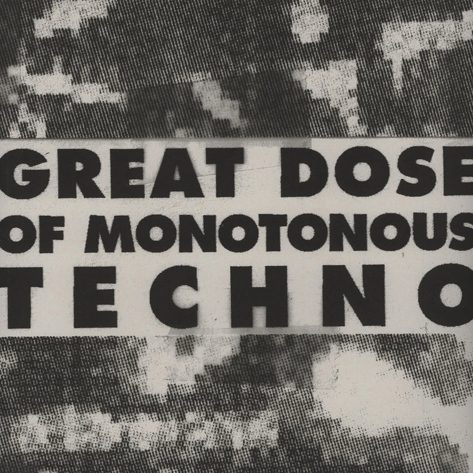 Ü (Joel Brindefalk) - Great Dose of Monotonous Techno