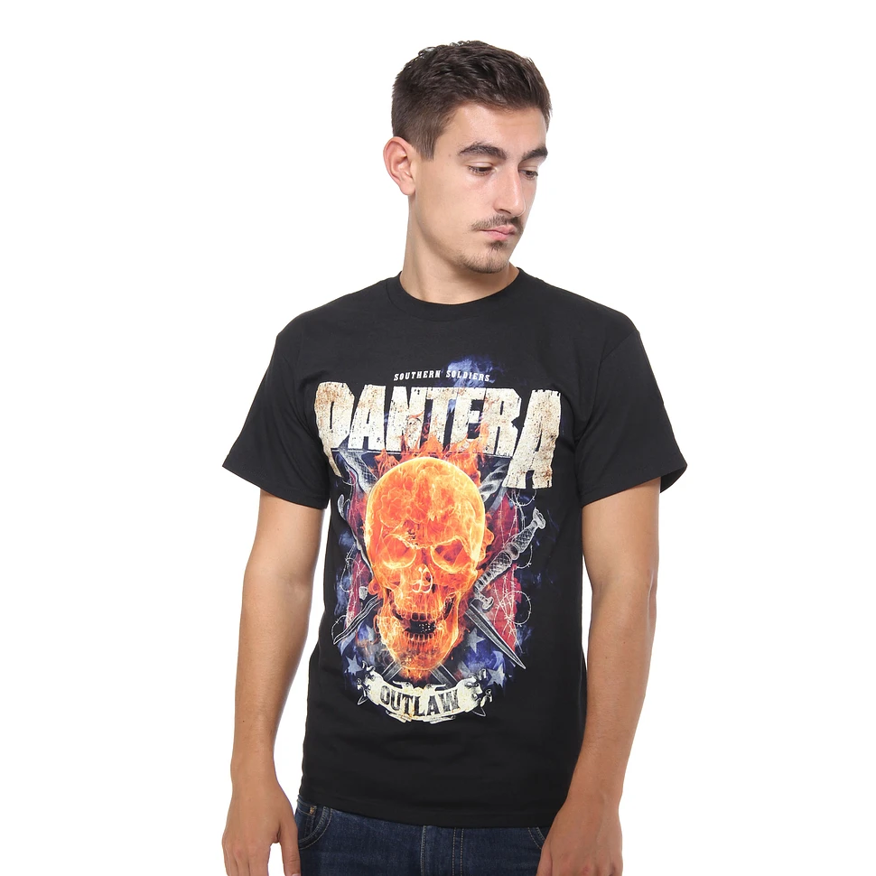 Pantera - Outlaw Skull T-Shirt